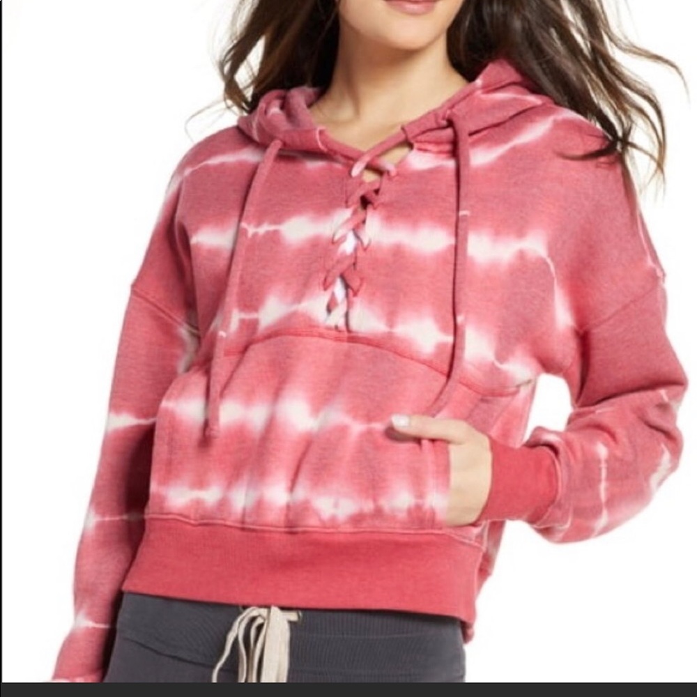 Free People Movement Believer Tie Dye Hoodie NWT